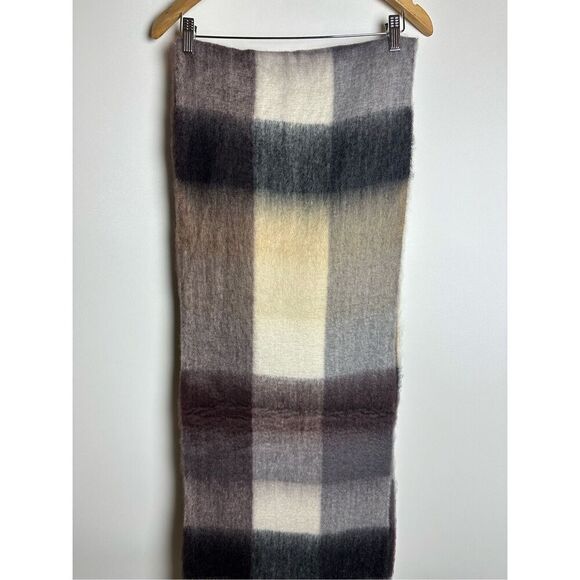 Chunky Plaid oversized scarf - Picture 5 of 7